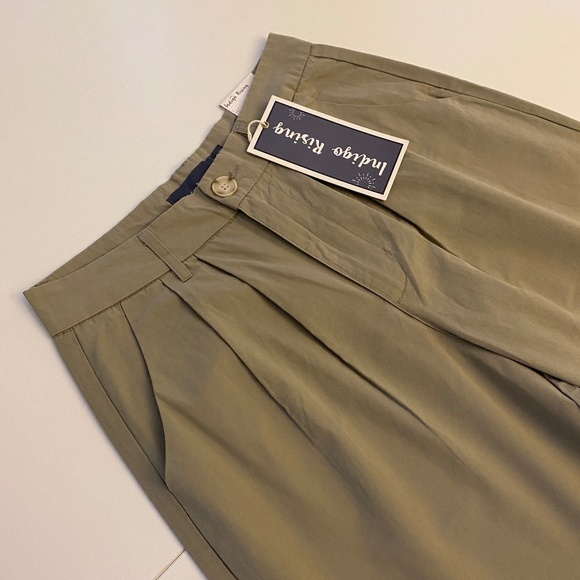 Indigo Rising Women's Tan Wide Leg High Waist Pleated Pants Size 9/29 - Picture 6 of 11